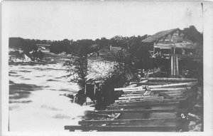 G9/ Minneapolis Minnesota RPPC Postcard c1910 Government Mill 21