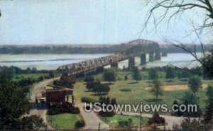 Chain of Rock Bridge in Mississippi River, Missouri