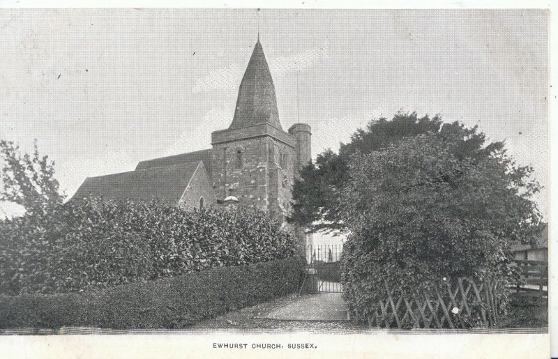 Sussex Postcard - Ewhurst - St James The Great Church - Ref ZZ3905