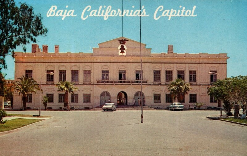 Mexico Baja California Capitol Chrome Postcard 08.81 