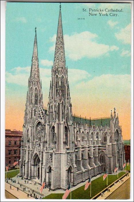 NY - New York City. St Patrick's Cathedral