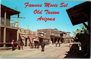 Famous Movie Set, Old Tucson AZ c1968 Vintage Postcard L26