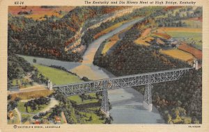 High Bridge Kentucky Postcard