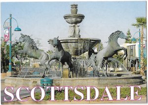 Scottsdale Arizona Arabian Horse Fountain by Bob Parks 4 by 6 Size