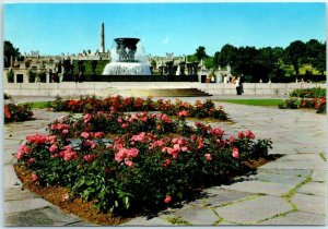 M-14240 View of the Vigeland Sculpture park with the Fountain Oslo Norway
