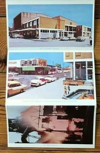 WHYALLA SOUTH AUSTRALIA~SOUVENIR FOLDER WITH 6 IMAGES-1950s