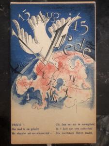 Mint Netherlands WW 2 Picture Patriotic Postcard Peace For All