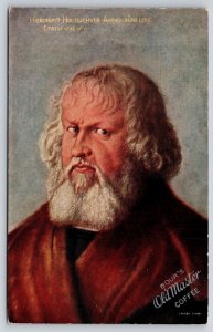 Advertising~Bour's Old Master Coffee~Hieronymus Holzschuher Portrait~1526 Dürer