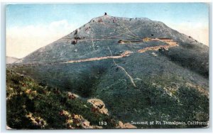 MT TAMALPAIS, CA California ~VIEW of SUMMIT, TAVERN c1910s Marin County Postcard