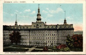 Vtg 1920's Laval University Quebec City Canada Postcard