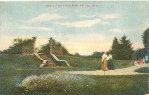 St Paul Minnesota Como Park Gates AjarUndivided Back Postcard Unused