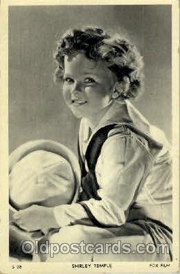 Shirley Temple Actress Movie Star Unused 