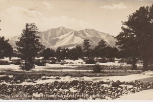 Colorado Buena Vista Side View Of Mount Princeton 1949 Real Photo