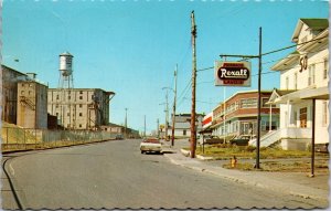 Vtg Chandler Quebec Canada Street View Gaspesia Pulp Mill 1970s Postcard