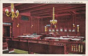 Kentucky Frankfort State Capitol Kentucky Court Of Appeals Curteich