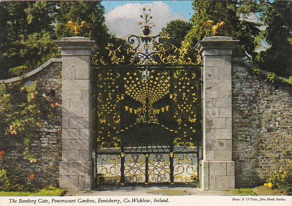 Ireland The Bamberg Gate Powerscourt Gardens Enniskerry Wicklow