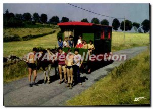 Modern Postcard The Promenade in Correze Tourist Trailer