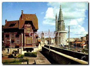 Postcard Modern Colors and Light of La Rochelle France The Tour de la Lantern...