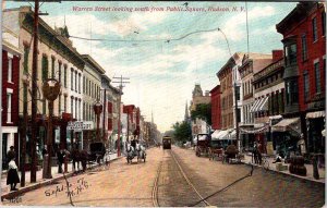 Postcard SHOP SCENE Hadson New York NY AL8544