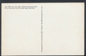 Unknown Location Postcard - Evangelism Today - Dick Saunders Preaching  T392