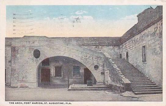 Florida Saint Augustine The Arch Fort Marion 1921