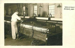 IA, Amana, Iowa, Woolen Mills, Interior, RPPC