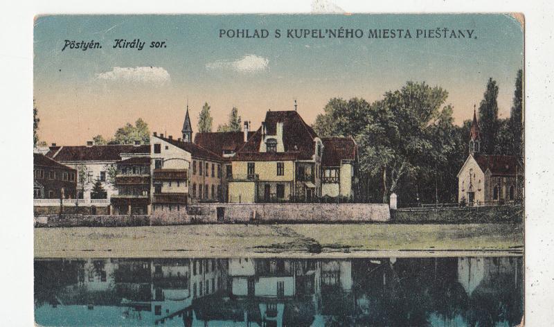 B82623 postyen bad piestany kiraly slovakia  front/back scan