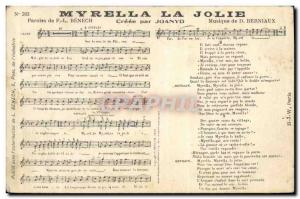 Old Postcard Myrella the Jolie Benech Joanyd Berniaux