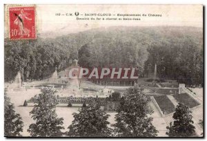 Postcard Old Saint Cloud location Chateau