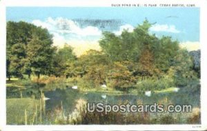 Duck Pond in Ellis Park - Cedar Rapids, Iowa IA