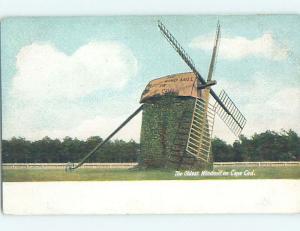 Pre-1907 CAPE COD OLDEST WINDMILL Cape Cod - Eastham Massachusetts MA H7413