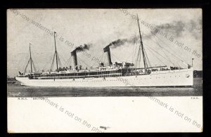 UC200 - Union Castle Liner - Briton - postcard