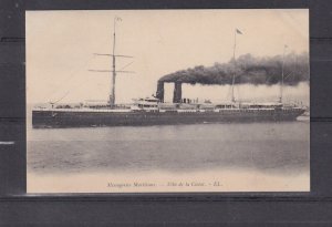 FRENCH SHIP,   VILLE DE LA CIOTAT , c1910 ppc., unused.