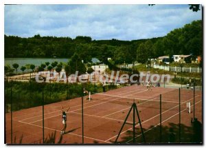 Postcard Modern Marcillac La Croisille Tennis