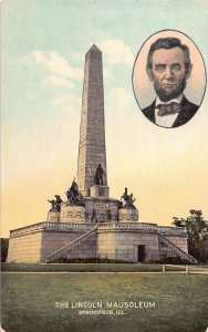 J84/ President Abraham Lincoln Patriotic Postcard c1910 Mausoleum 414