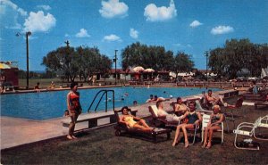 Vietnam War Era, Officer Swimming Pool, Lackland , San Antonio, TX, Old Postcard