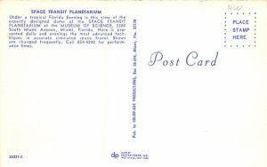 Space Transit Planetarium Miami, Florida Postcard