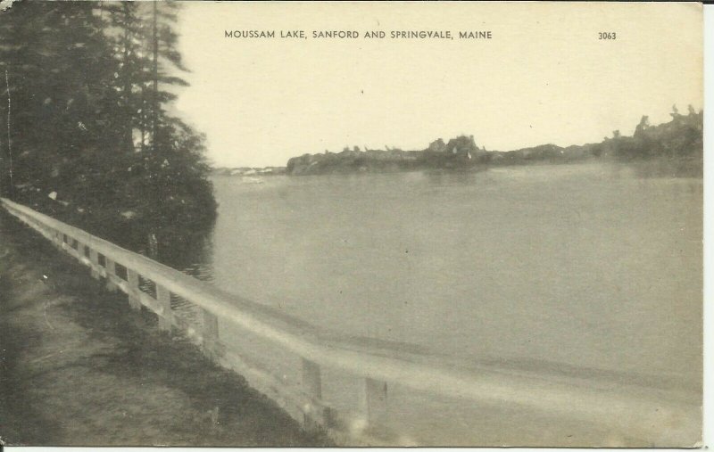 Mousam Lake, Sanford And Springvale, Maine