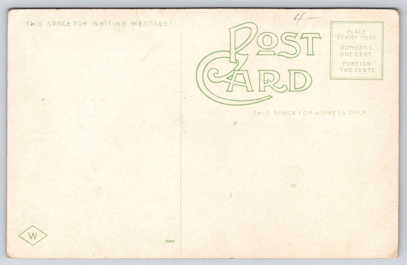 Muskogee Oklahoma~Old Indian Agency~c1910 Postcard