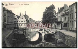 Old Postcard Belgium Belgie Liege The Augustins bridge