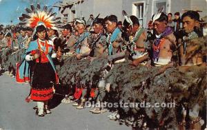 Corn Maiden Dance, San Juan Pueblo, New Mexico USA Indian Unused 