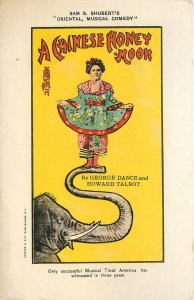 Postcard A Chinese Honey Moon Broadway Oriental Musical Comedy Dance Talbot