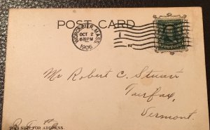 Vintage 1906 Outcault greeting postcard with stamp