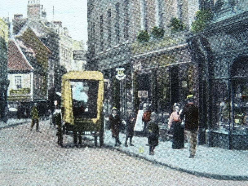 CAMBRIDGE Sidney Street FREEMANS NOTED CAKE STORE c1906 Postcard