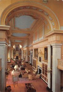 uk6325 long library blenheim palace  uk organ