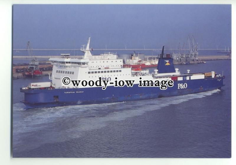 FE0410 - P&O Ferry - European Seaway , built 1991 - postcard