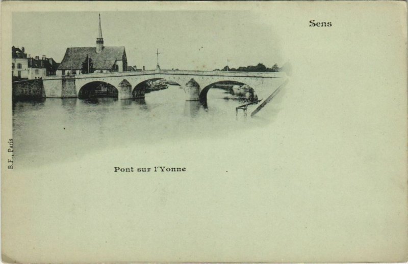CPA SENS Pont sur l'YONNE (147060)