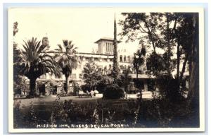 Postcard Mission Inn, Riverside, CA 1930-40's RPPC D6