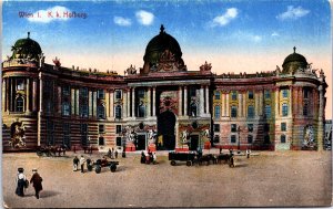 Austria Wien I. K. k. Hofburg Vienna Vintage Postcard 09.61