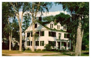 Postcard HOTEL SCENE Fryeburg Maine ME AS2629